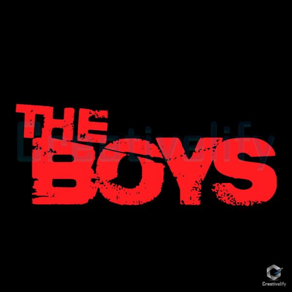The Boys TV Show Logo SVG