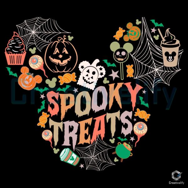 Spooky Treats Disney Halloween Svg Png