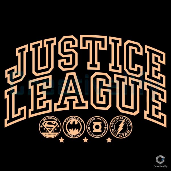 Justice League Icon Logo SVG