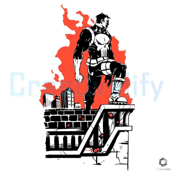 Marvel Comic The Punisher SVG