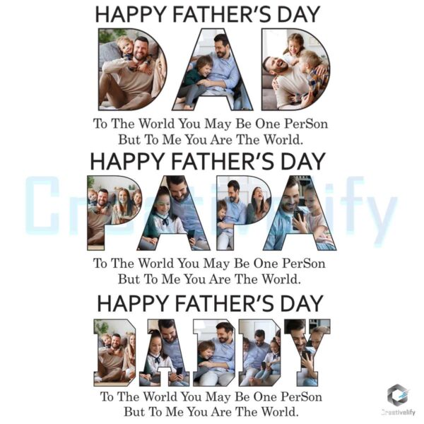 Customize Dad Papa Grandpa Daddy Bundle Png