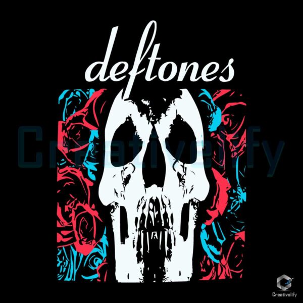 Deftones Skull Album SVG