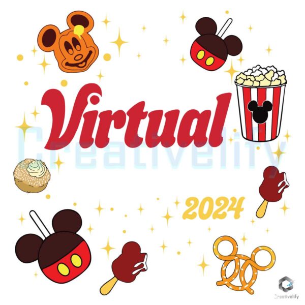 Run Virtual Series 2024 Svg