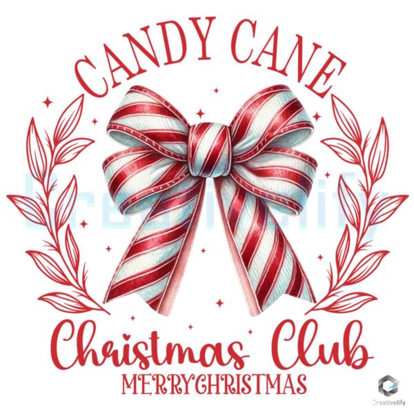 Candy Cane Christmas Club Png