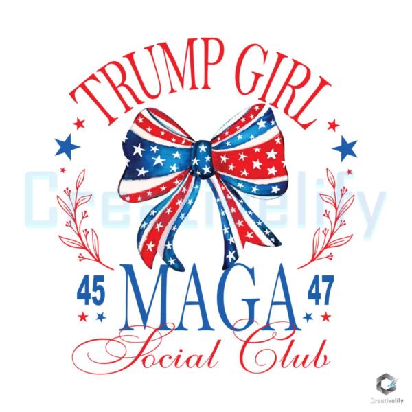 Trump Girl Maga Make American Great Again SVG