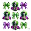 Green Beetle Halloween Movie Coquette Bow PNG