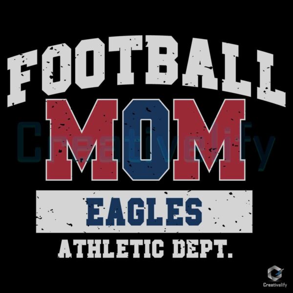 Custom Glitter Football Mom SVG