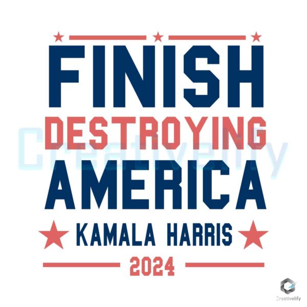 Anti Kamala Harris Election 2024 SVG