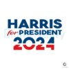 Harris for President 2024 SVG