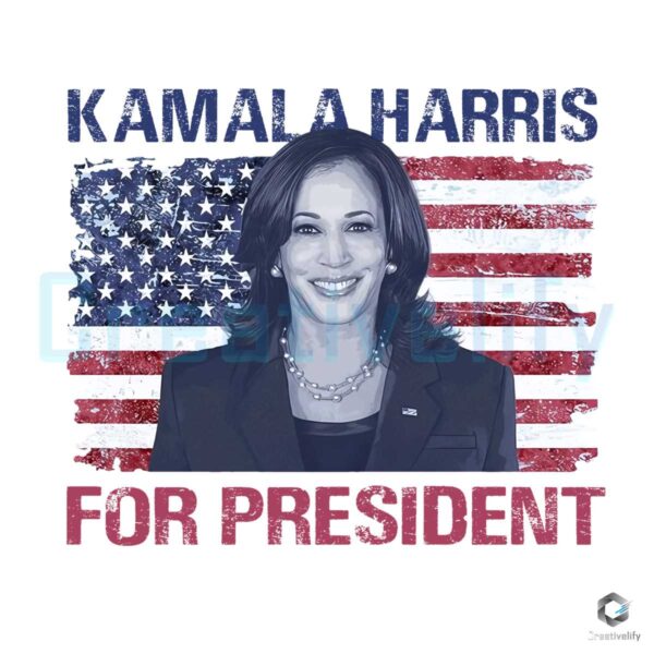 Kamala Harris for President SVG