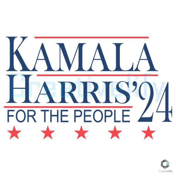 Kamala Harris Madam President 2024 svg