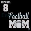 Custom Football Mom SVG PNG