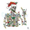 Christmas Skeleton Dead In side SVG