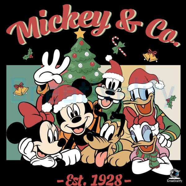 Disney Friends Mickey & Co Est 1928 Png