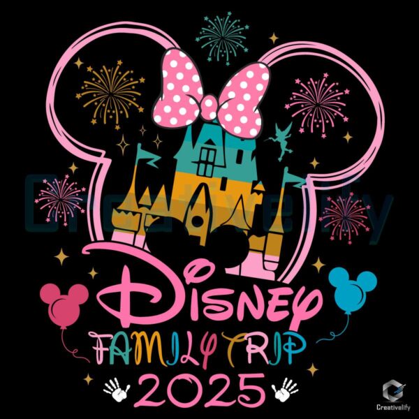 Disney Family Trip 2025 Minnie SVG