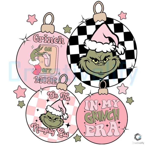 Grinch Mode On Off On The Naughty List Png