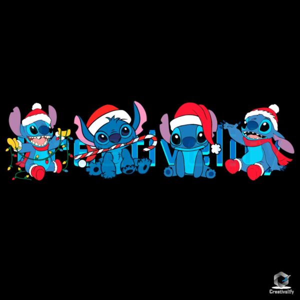 Christmas Stitch Ooh Aaah Mhmm That's It I'm Not Going Png