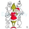 Grinch Holding Cindy Lou Christmas Friends Png