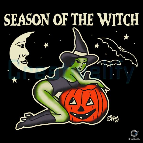 Season Of The Witch Halloween Pumpkin PNG