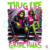 Thug Life Grinchmas Grinch Couple PNG