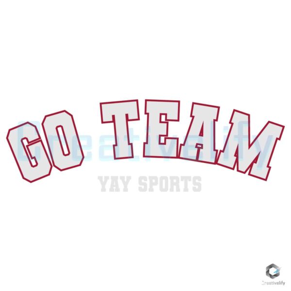 Go Team Yay Sports SVG