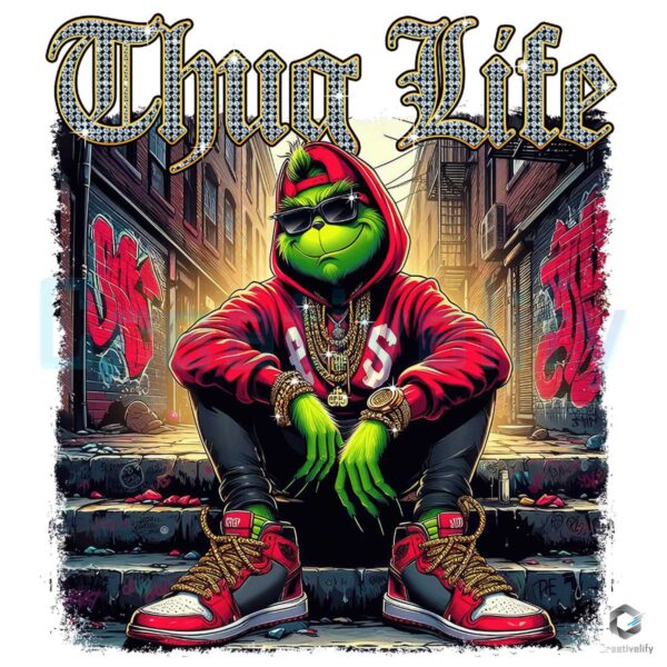 Grinch Thug Life Hiphop Band Png