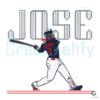 José Ramírez Slugger Swing SVG