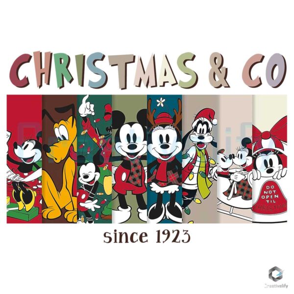 Disney Christmas & CO Since 1923 PNG