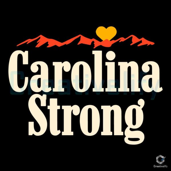 Carolina Strong Hurricane Season 2024 SVG