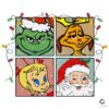 Grinch Friends Max Dog Cindy Lou Santa Png