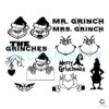 Bundle Mr And Mrs Grinch Merrry Grinchmas SVG