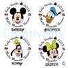 Bundle Disney Family Vacation 2025 Making Memories SVG