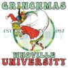 Grinchmas Whoville University The Grinch Png