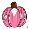 Nurse Fall Pink Pumpkin Stethoscope Png Design