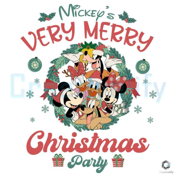 Mickey's Very Merry Christmas Party Disney Png