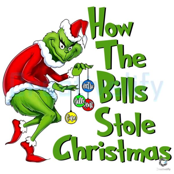 Grinch How The Bills Stole Christmas Png