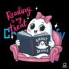 Pink Ghost Reading Is My Treat Png