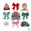 Christmas Movies Home Alone Coquette Bow Bundle PNG