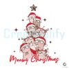 Meowy Christmas Christmas Cat Tree SVG