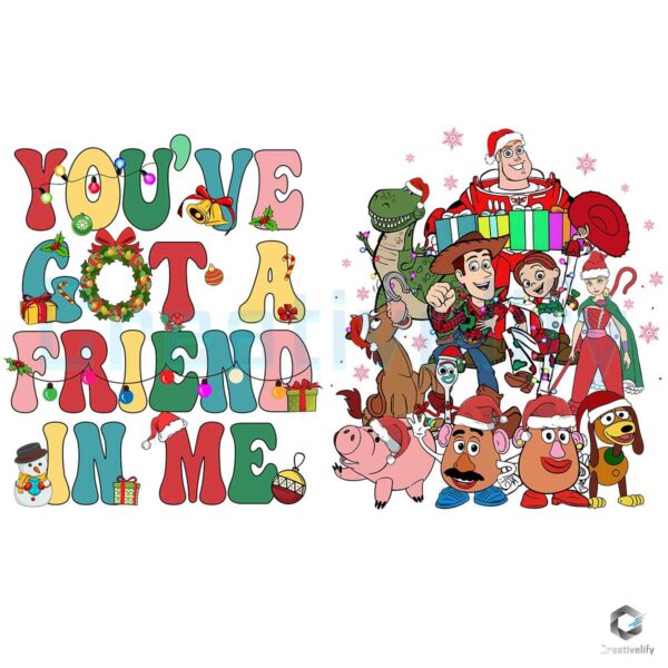 Christmas You've Got A Friend In Me Disney Png