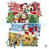 Christmas Disney Characters Mickey Donald Png