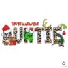 You're A Mean One Auntie Leopard Grinch PNG