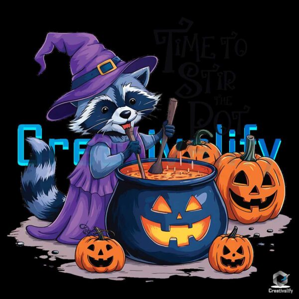 time-to-stir-the-pot-witch-raccoon-png