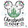 Best Christmas Ever Disney Castle SVG