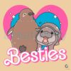 Besties Moo Deng And Pesto SVG