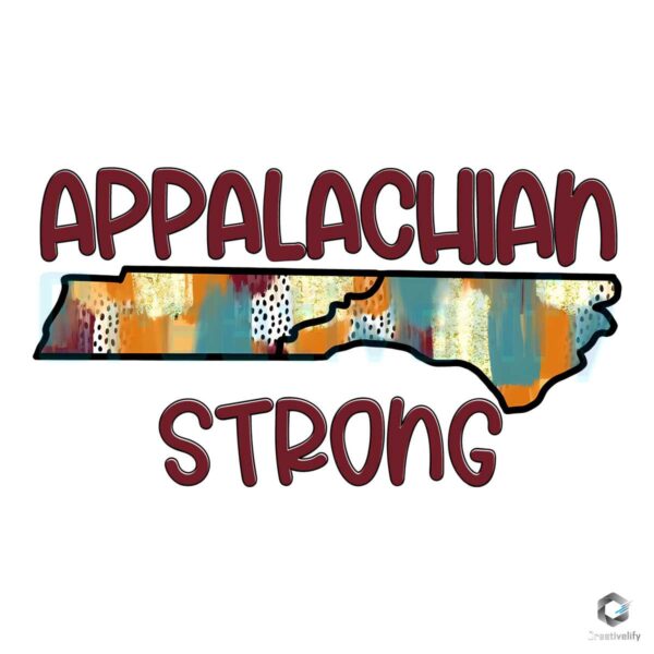 Appalachian Strong Southeast Strong Map PNG