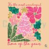 Boho Pink Glitter It The Most Wonderful Time Christmas PNG