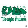 Bougie Mama Merry Christmas Svg