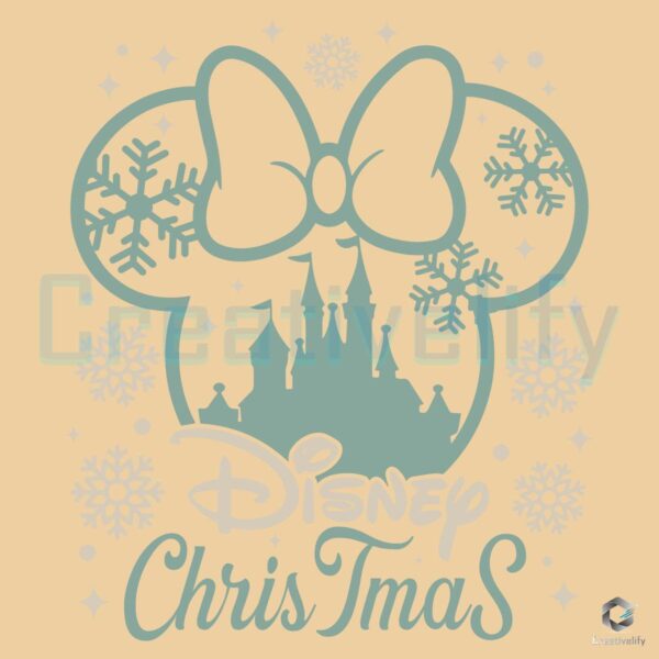 Christmas Disney Minnie 2024 SVG