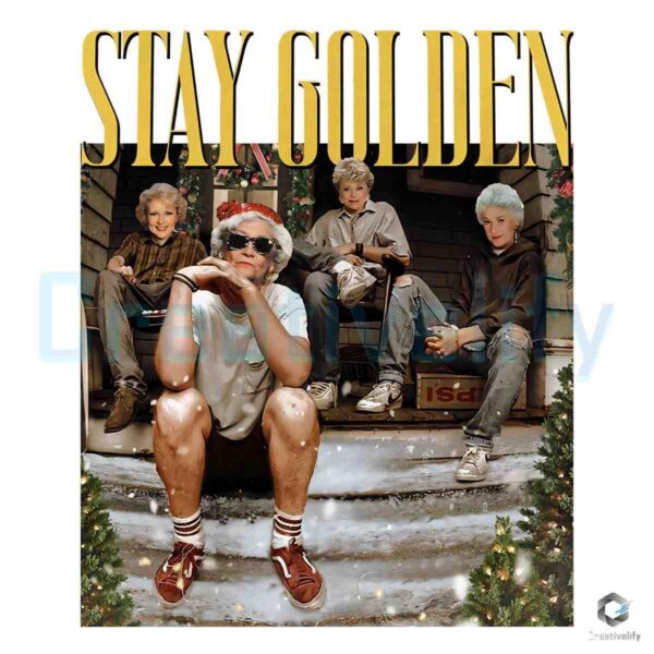 Christmas Golden Girls Stay Golden SVG